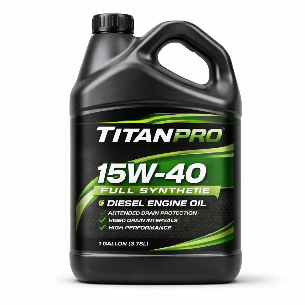 TitanPro 15W-40 Full Synthetic Diesel Engine Oil – 1 Gallon